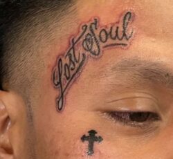 Lost Soul Face Tattoo